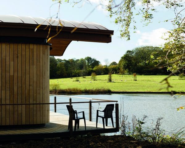 Decking at Lake House, a Para 79 energy efficient passive house. Another grand design by Hawkes Architecture.