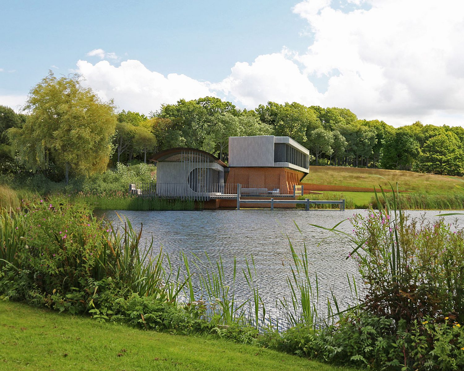 Lake House Construction | Hawkes Architecture