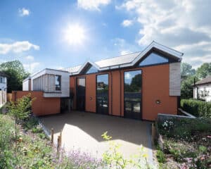 St Faith's Centre, a low energy new build, designed by Hawkes Architecture.