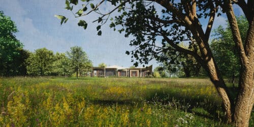 A Paragraph 84 house set within the High Weald National Landscape & immediately adjacent to the Green Belt inspired by the site's former use as a hop field.