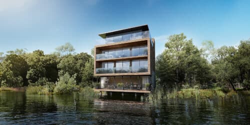 Cotswold Waters. Lighthouse type 4 bedrooms, 2,907sq.ft. 270m2 All rooms have access to balconies that overlook the lake.