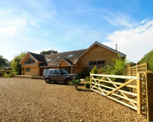 Front view before the eco extension & transformation project by Hawkes Architecture Ltd